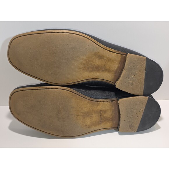 Donald Pliner Donnie Loafers Shoes Mens Size 10.5 Black Leather Horsebit Slip On main image 6